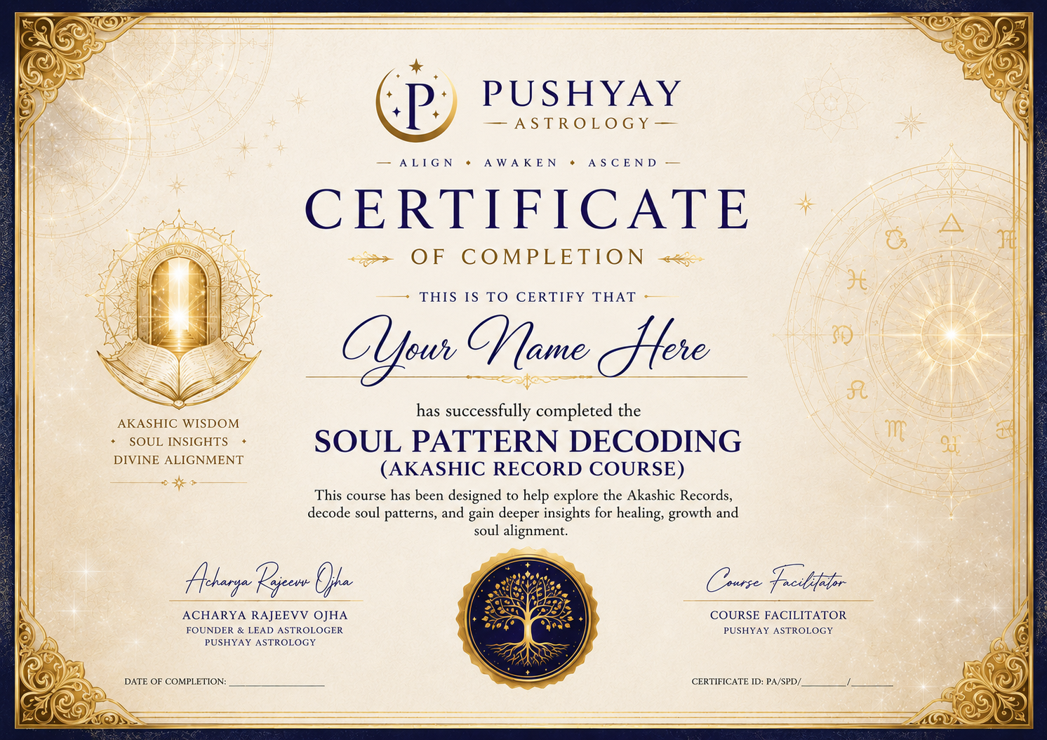 Soul Pattern Decording™ Certificate